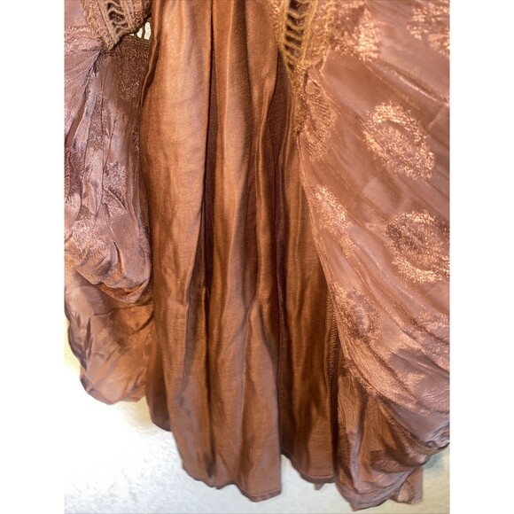 new dress Amuse Society boho hippie fairy Eyelet whimsical Morrisyn L Medallion - Picture 10 of 12